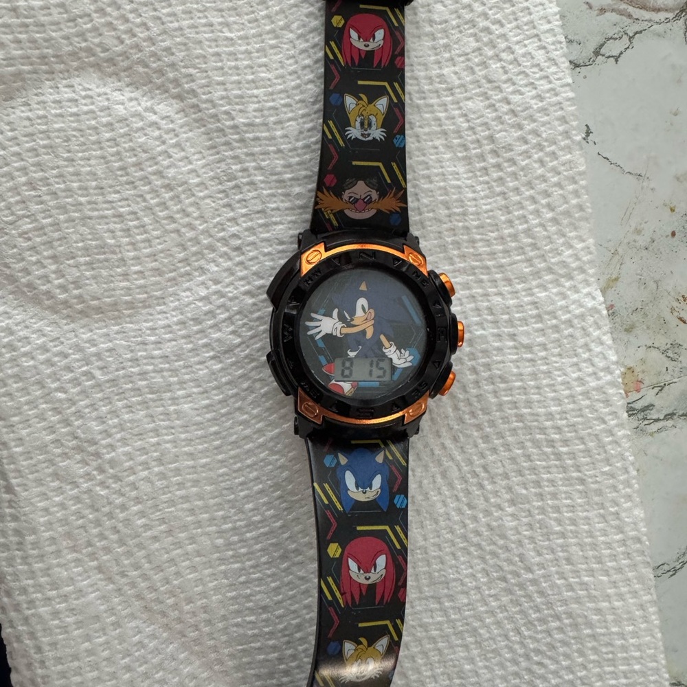 Sonic The Hedgehog Wrist Watch